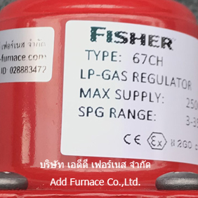 fisher gas regulator 67ch-743 